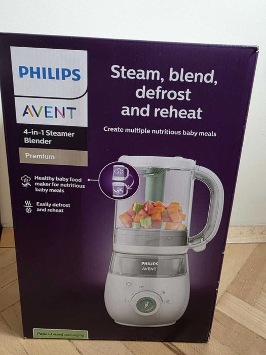 НОВ Philips Avent 4 в 1 уред за готвене на пара