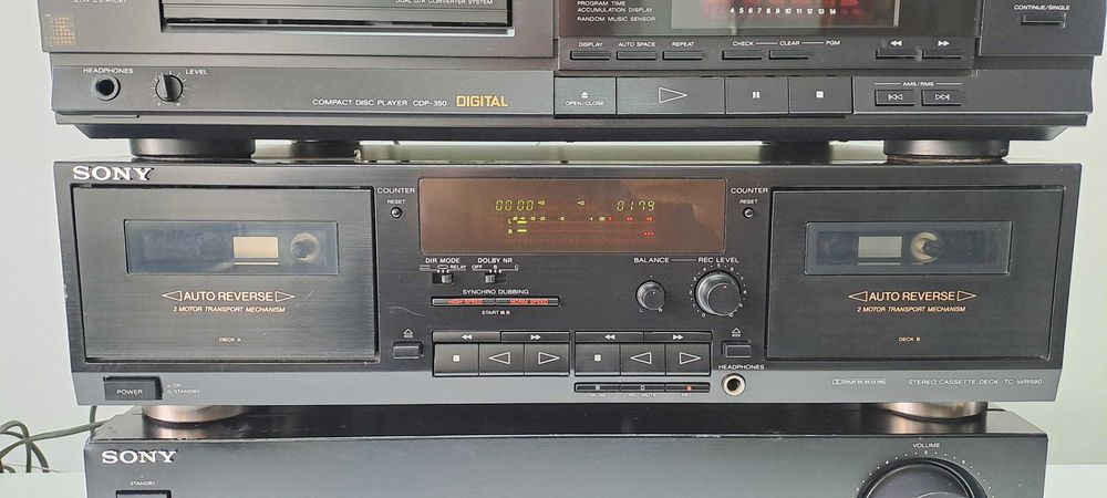Amplificator Sony TA-F519R Linie Hi-Fi  Made in Japan – CD Deck Tuner 4 Piese