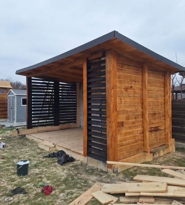 Vând și facem foișoare terase și magazie de depozitare și alte modele