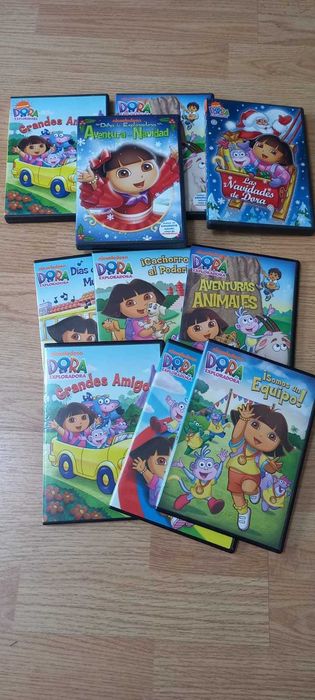 DVD uri desene colectia Dora ,10 buc