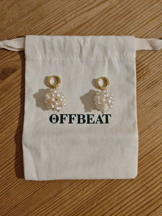 Серьги, жемчуг. Offbeat. Алматы