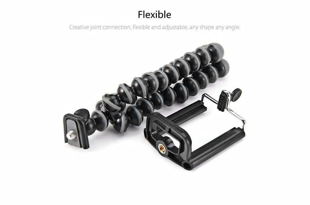 Гъвкав статив/трипод с държач за телефон,бонус блутуут дистанционно.