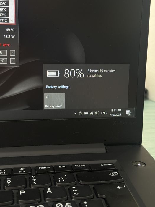 Lenovo ThinkPad X1 Extreme Gen 3 | i7 | 32GB RAM | Dual Screen Setup ...
