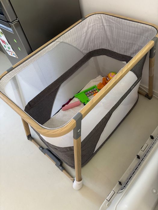Kinderkraft Sofi Gri,  Patut de calatorie 4 in 1