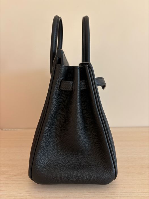 Hermès Birkin 25 Togo Noir GHW, пълен комплект, 2025 г.
