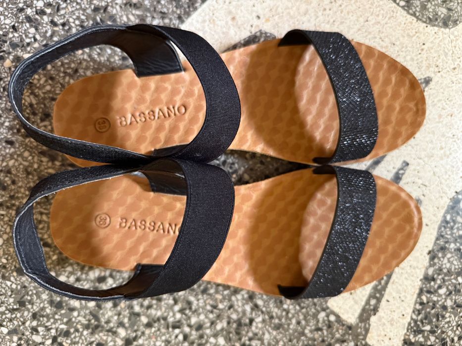 Сандали детски, черни