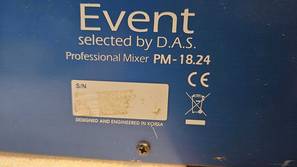 Event Professional mixer PM 18.24 made in KOREA