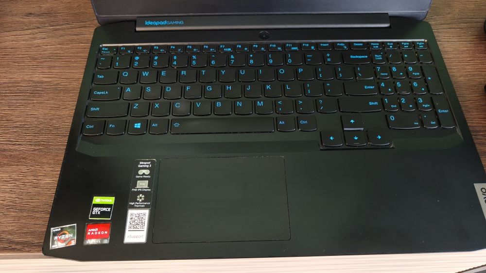 Laptop Lenovo IdeaPad Gaming, Ryzen 4600H, GTX 1650Ti, 16GB Ram
