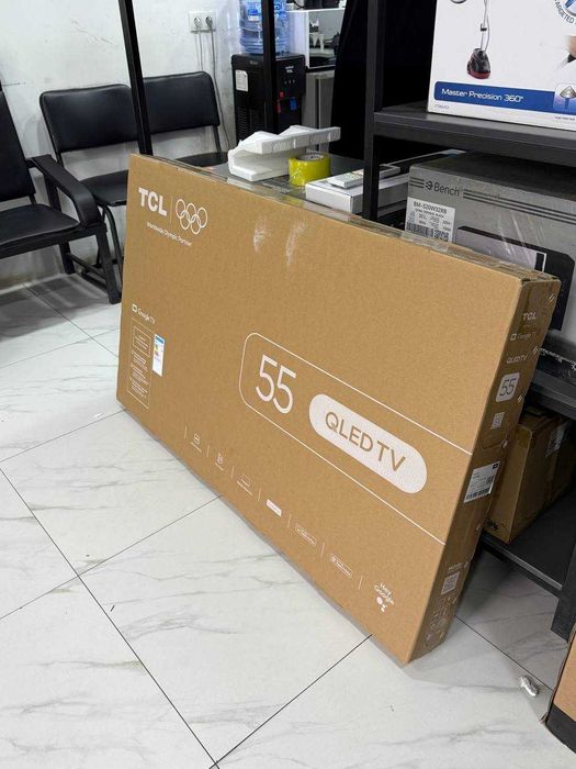 Телевизор TCL 55 QLED 4K Google TV гарантия, установка есть + доставка