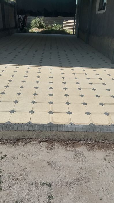 Укладка брусчатки