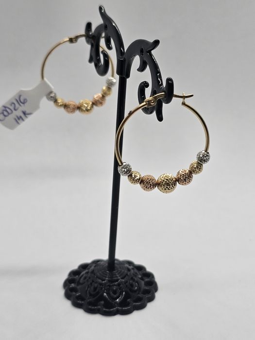 Vand cercei din aur 14 k 3.95 g cod 216