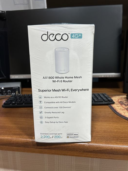 Wi-Fi роутер TP-Link Deco X-20 4G с поддержкой сим-карт