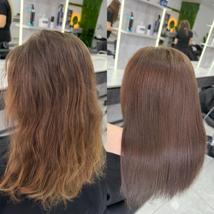 Окрашивание Тонирование волос Рудный