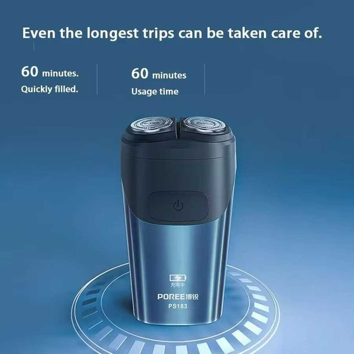 FLYCO POREE  Электрическая бритва с цифровым дисплеем и зарядкой