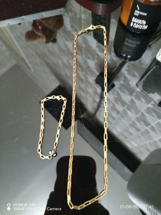 Женская цепочка и браслет из нержавеющей стали