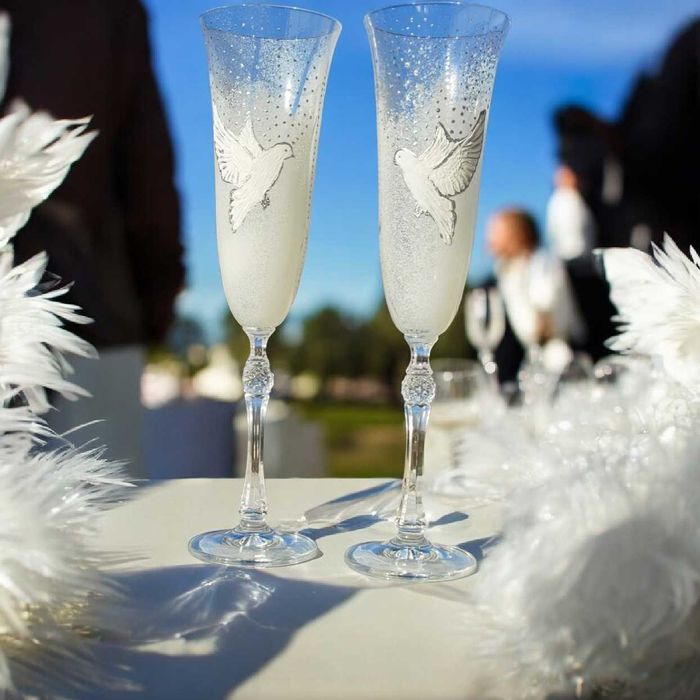 Персонализирани сватбени чаши