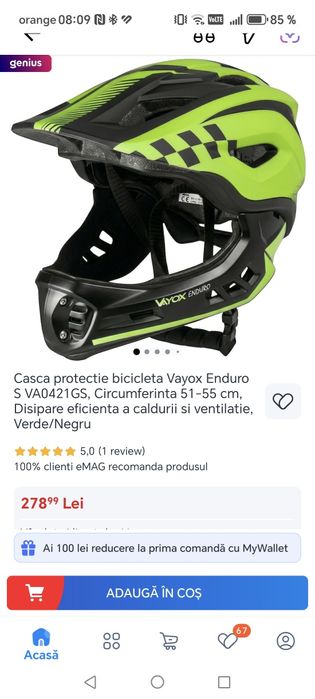 Cască bicicletă copii S