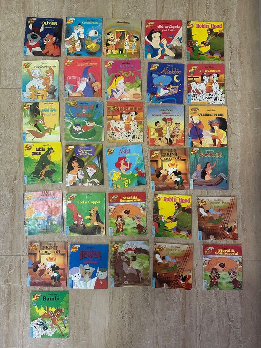 31 cărticele Colecție egmont mini Disney Walt Disney română egmont România