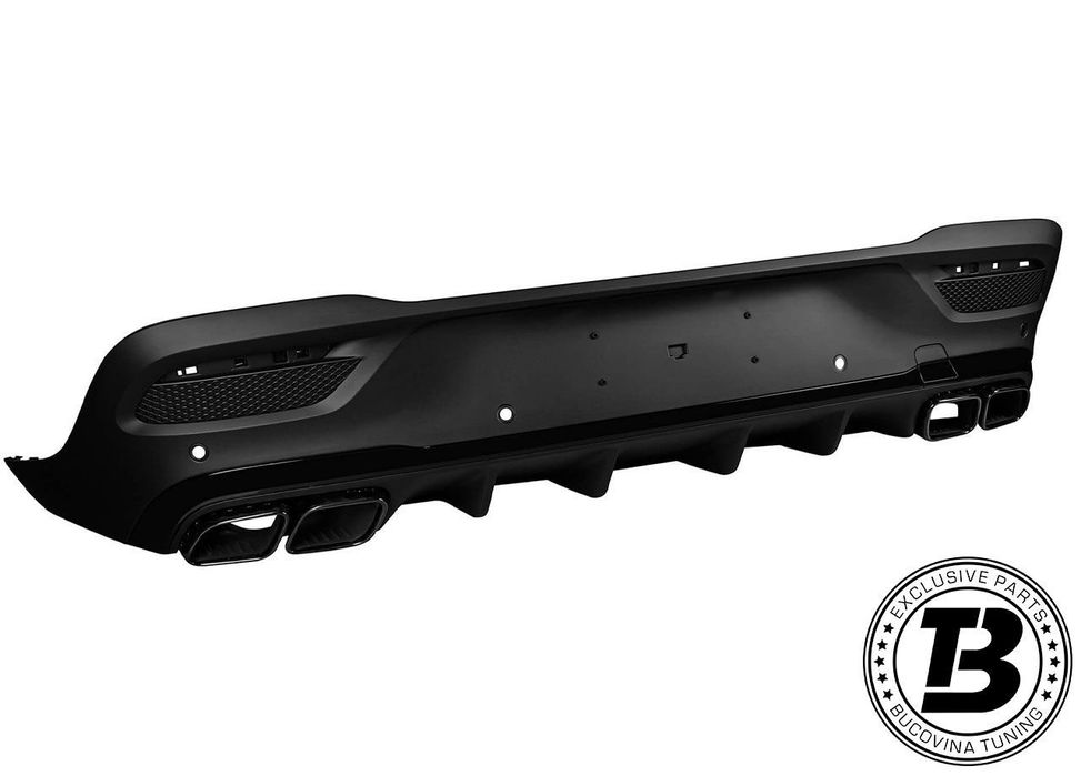 Difuzor Bara Spate cu Ornamente compatibil cu Mercedes GLE Coupe C167 GLE 63 Design