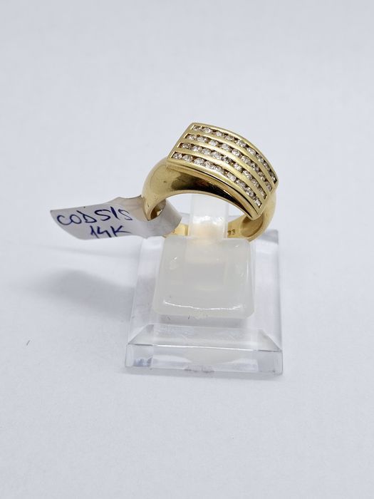 Vand inel dama din aur 14 k 5.82 g cod 515