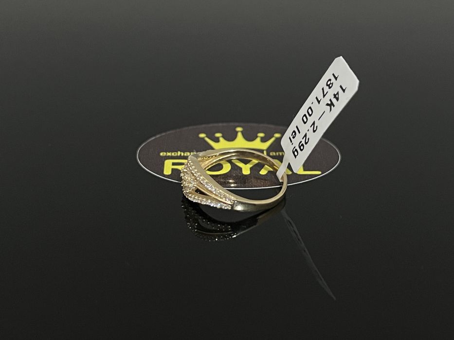 Bijuteria Royal CB : Inel dama aur nou 14k 2,29gr