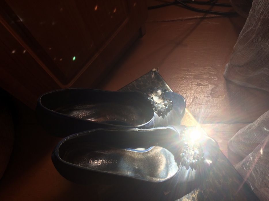 Туфли вечерние синие