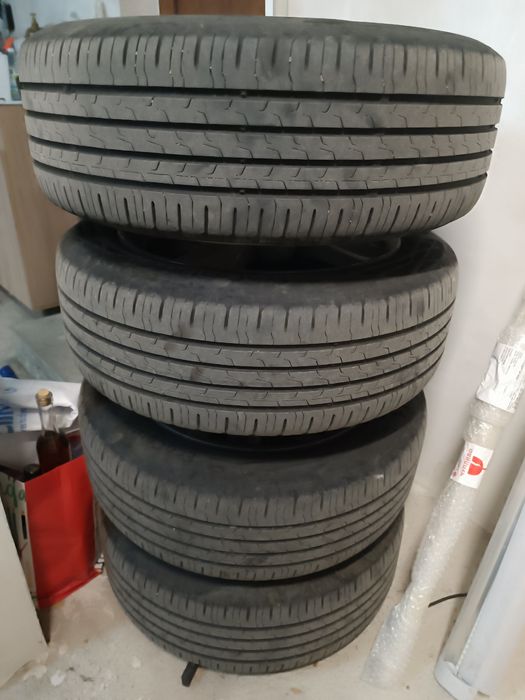 Джанти с гуми континентал 195/55/16 87H 4х100