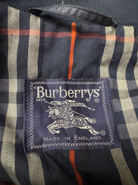 Vintage Men’s Burberry Nova Check Blue Vest Gilet.