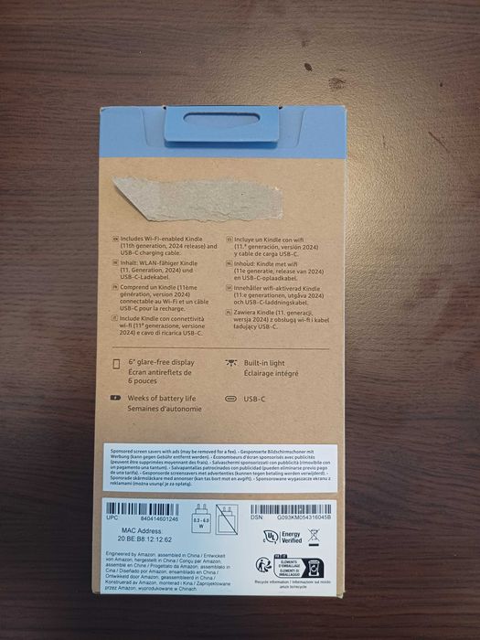 Tableta eBook kindle