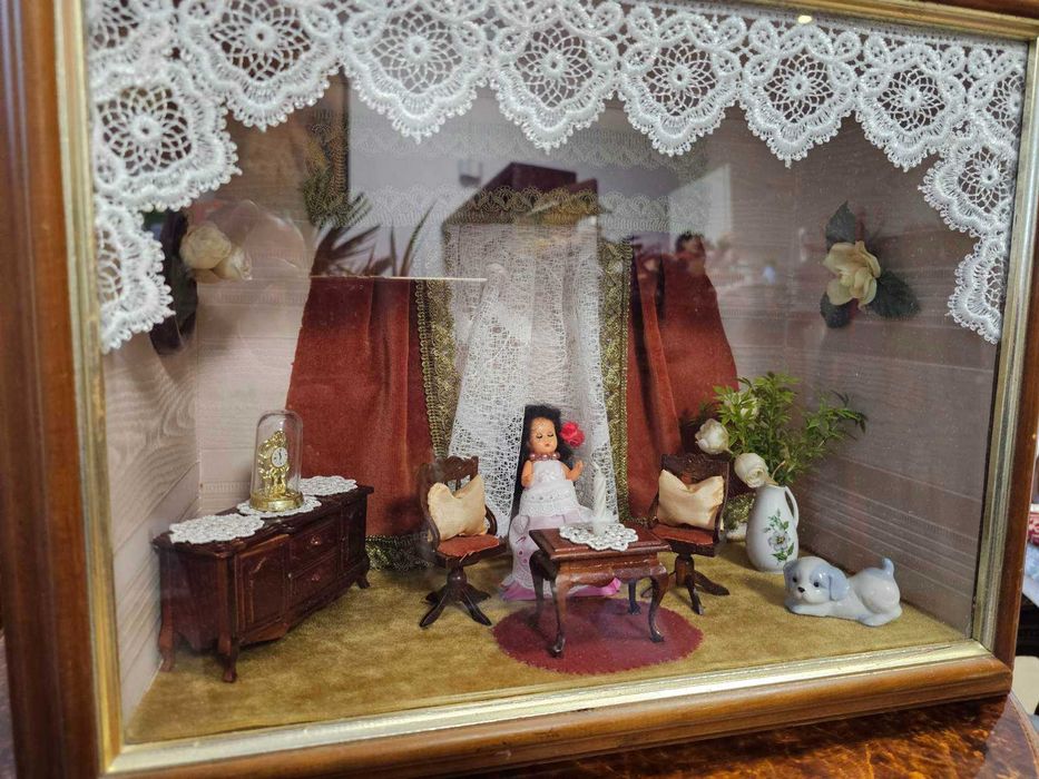 Ръчно изработено ретро шкафче