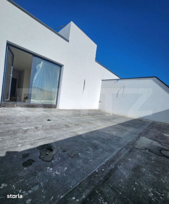 Penthouse de 2 camere, finisat, terasa, garaj, zona Somesului