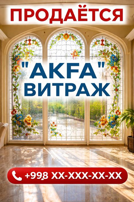 "AKFA" vitraj sotiladi