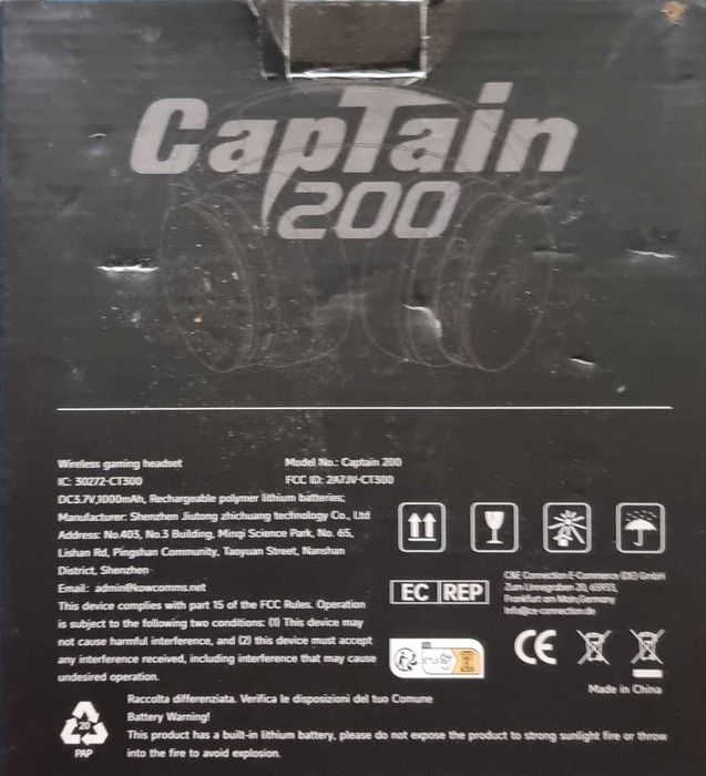 Captain 200 – Gaming Headset cu microfon | PC / PS / Xbox