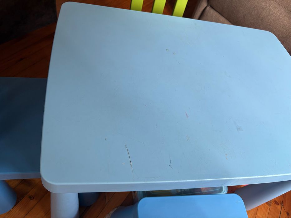 Масичка и 4 столчета Mammut Ikea