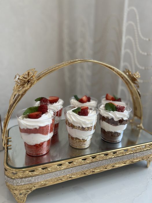 Чайные сеты пирожные торты