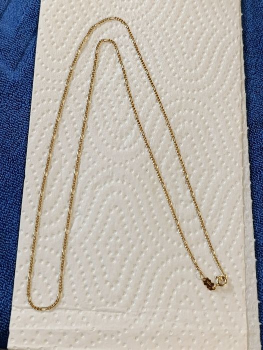 , золотоя цепочка, Турецкая изделия, проба 585,вес 2,63 гр длина 55 см