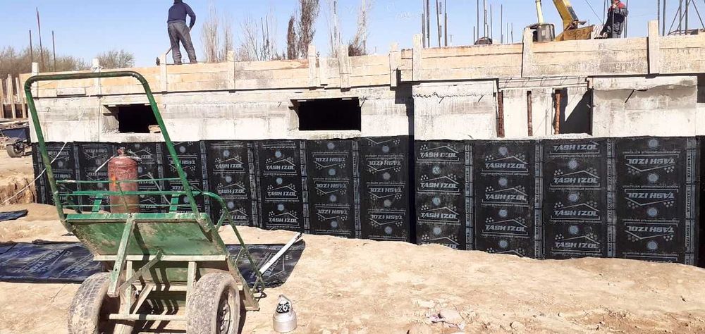 Полизол Фольгоизол (Izol-Polizol) Bitum Mastika. Изоляционные работы