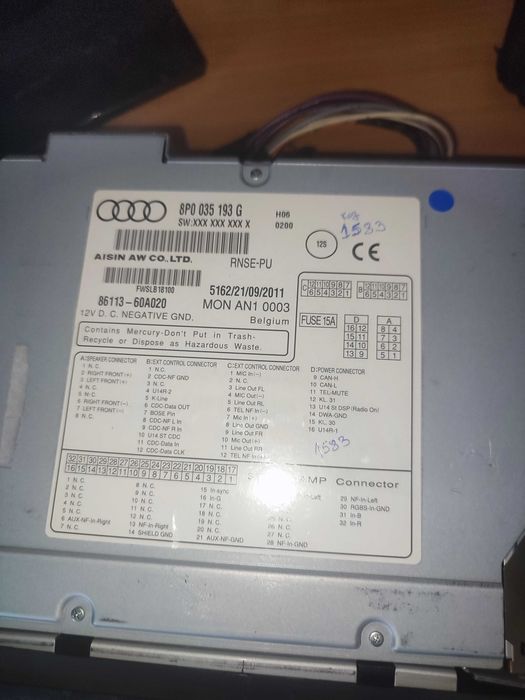 Навигация Ауди А3 Rns-e.