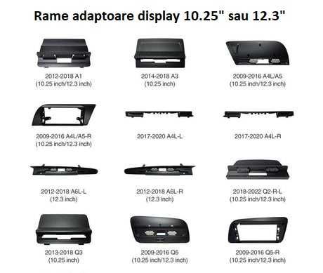 Ecran tableta CarPlay / Android Auto - Audi A1, A3, A4, A5, A6, A7, Q5