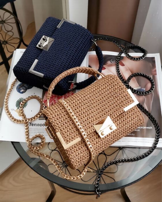 Вязаные сумки на заказ