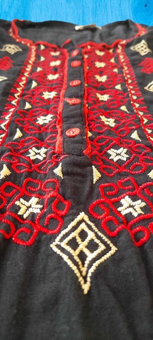 Bluza/Tunica din bumbac cu Broderie Kashmiri M/L