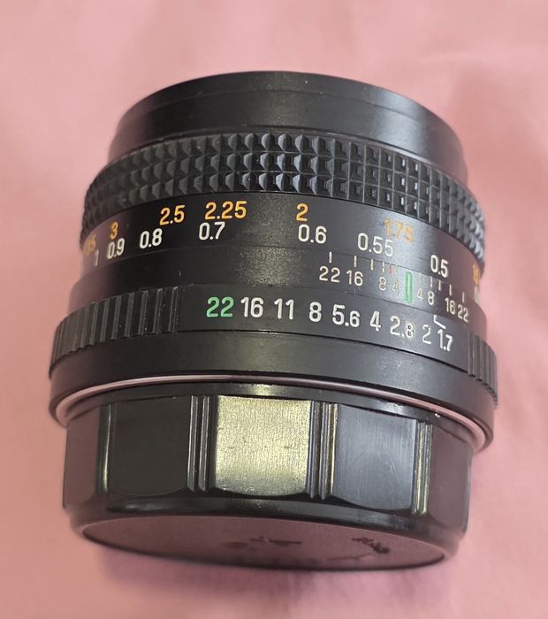 Obiectiv foto Auto Chinon multi coated 50mm f1.7 montura Pentax K