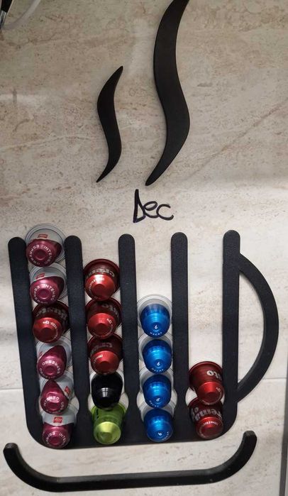 Suport capsule pentru espressor Nespresso, Dolce Gusto, Tassimo 3D
