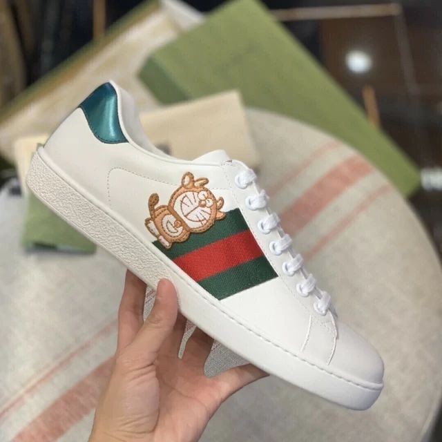 GG Ace Sneaker White
