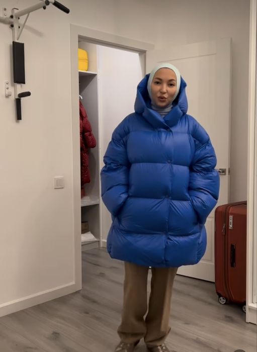 Пуховик оверсайз