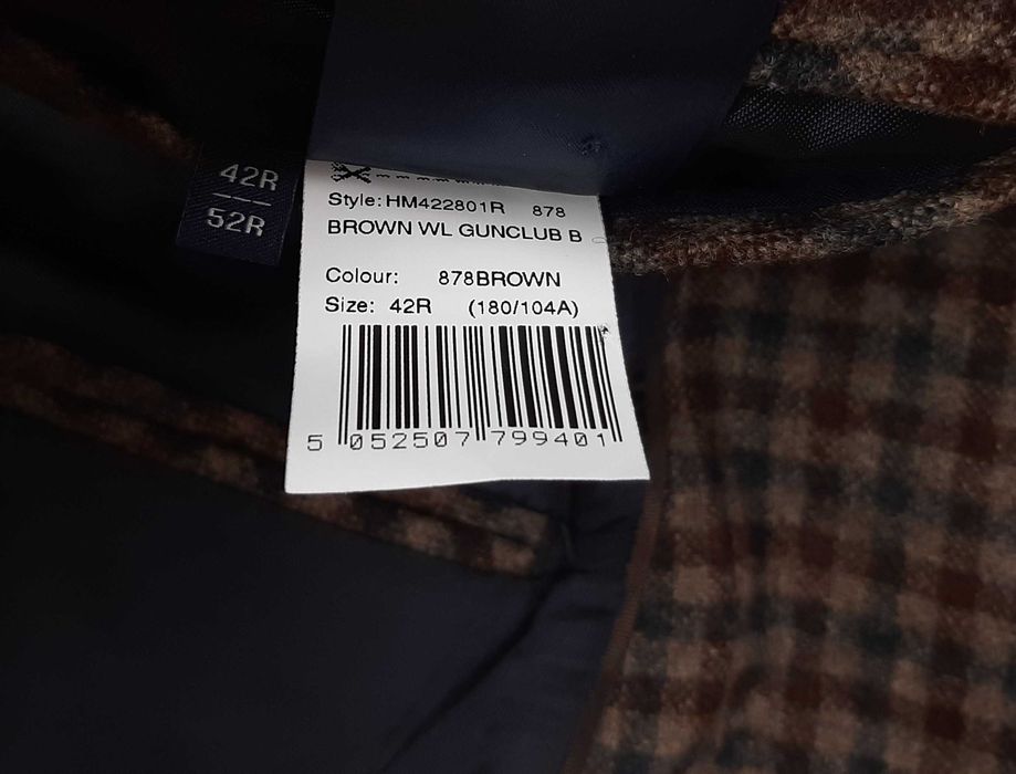 Hackett London Gun Club - Оригинално мъжко сако размер 52 / L