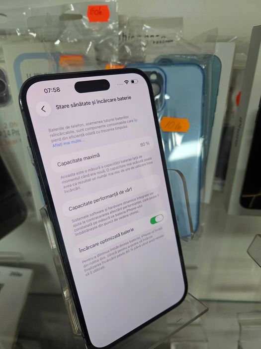 Magazin Iphone 14 pro max 128GB 6 luni garantie stare foarte buna