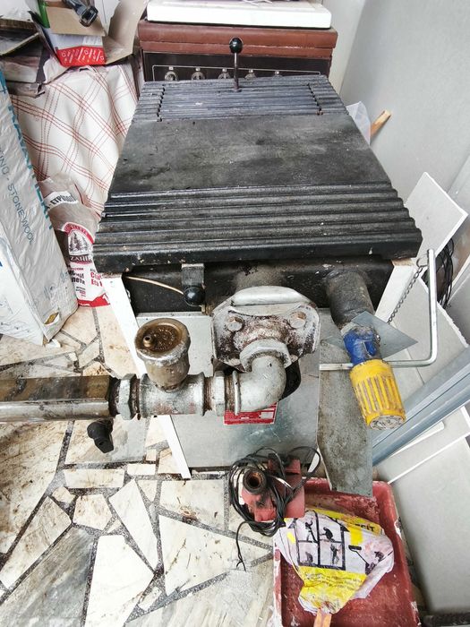 Котле за парно на твърдо гориво-Чешко OPOP 18 KW+водна помпа Groundfos