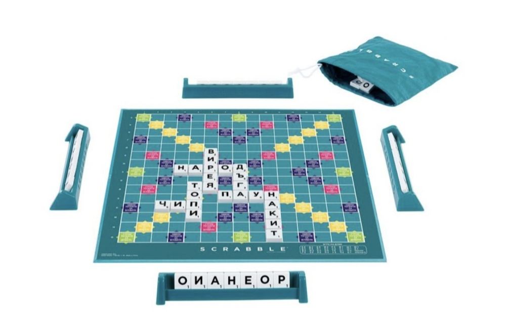 Настолна игра Скрабъл 2 в 1 - Семейна