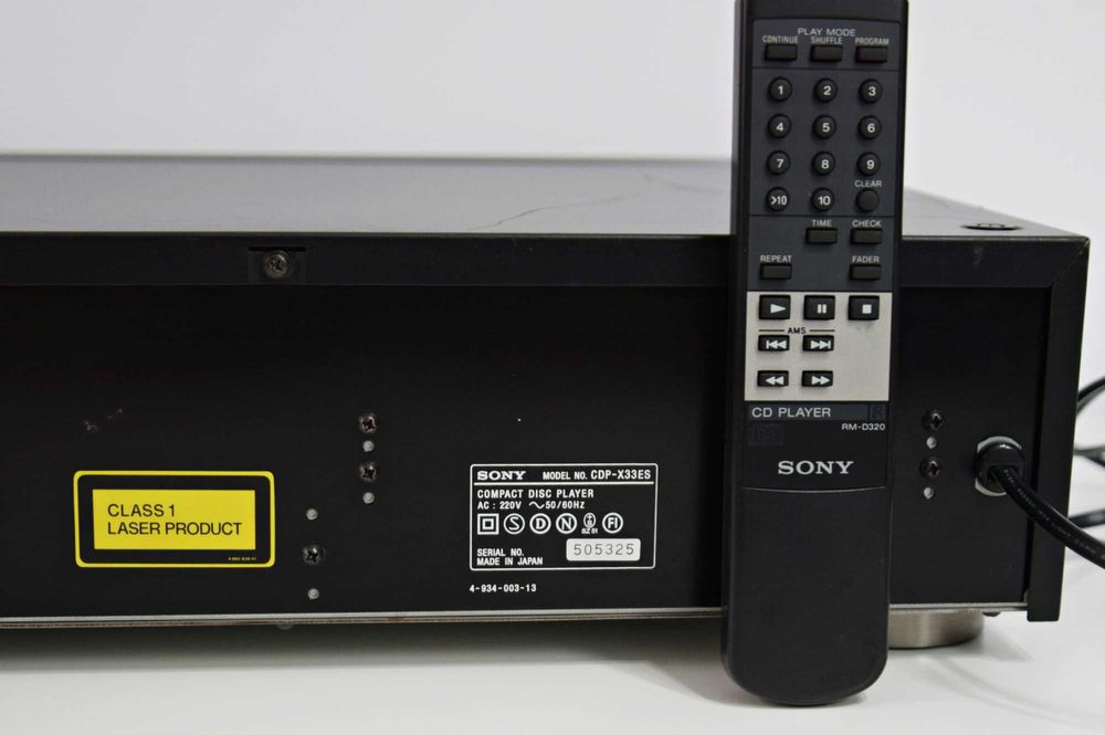CD Player Sony CDP-X33ES